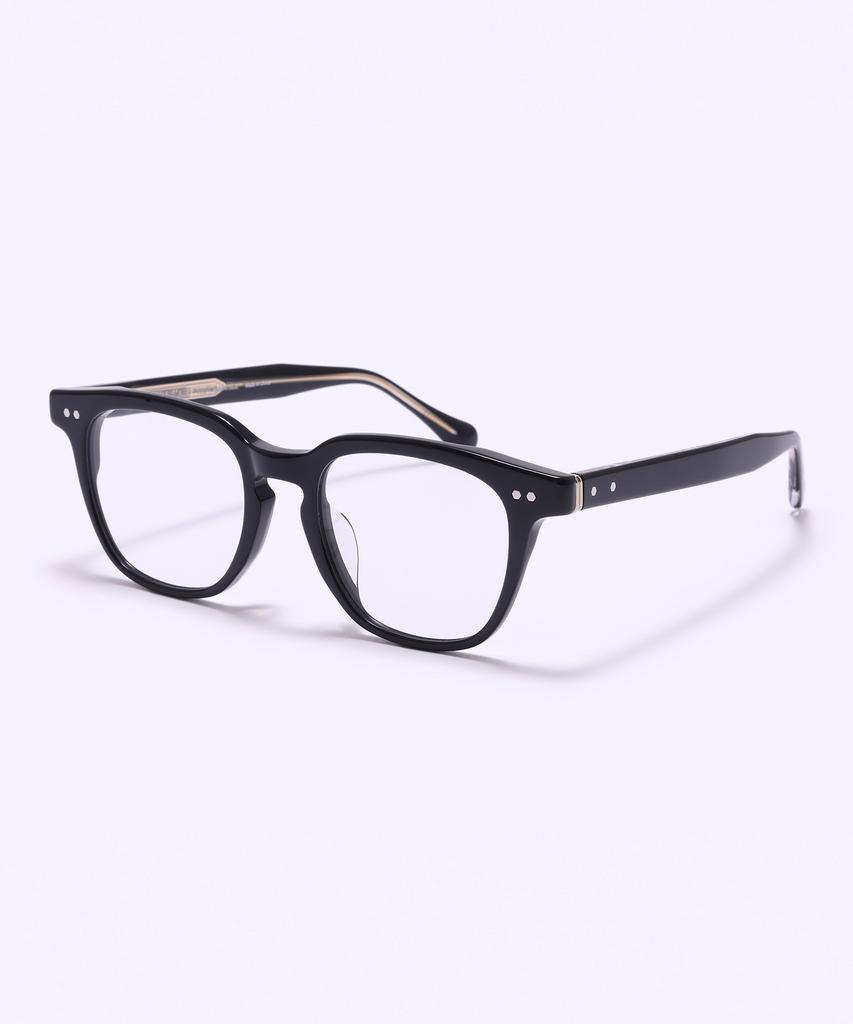 Alloaiweeo [Frame Black] Fbg7403 0920G Black Acetate Eyeglass Frame Blue Light Lens Selection
