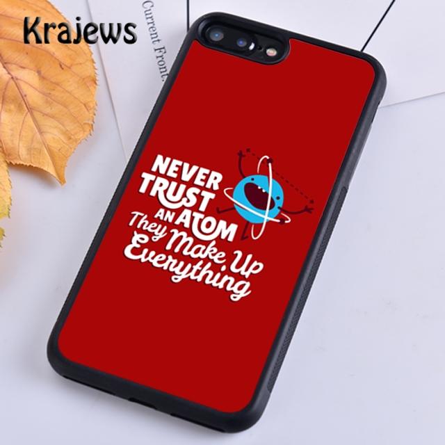 Atom Chemistry Science For iPhone 17 Air 16 Phone Case Cover 15 14 Plus 12 13 Pro Max Coque Fundas