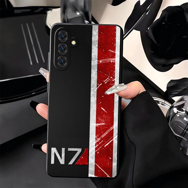 Soft Phone Case For Samsung A17 A37 A57 A16 A36 A56 A15 A35 A55 N7 Mass Effect A14 A34 A54 A13 A33 A53 A27 A26 A25 A24 A23 A07 A