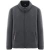 Men's Plus Size M-8XL Stand Collar Fleece Jacket - Loose, Fleece-Lined, Thickened for Autumn/Winter Outdoor Sports