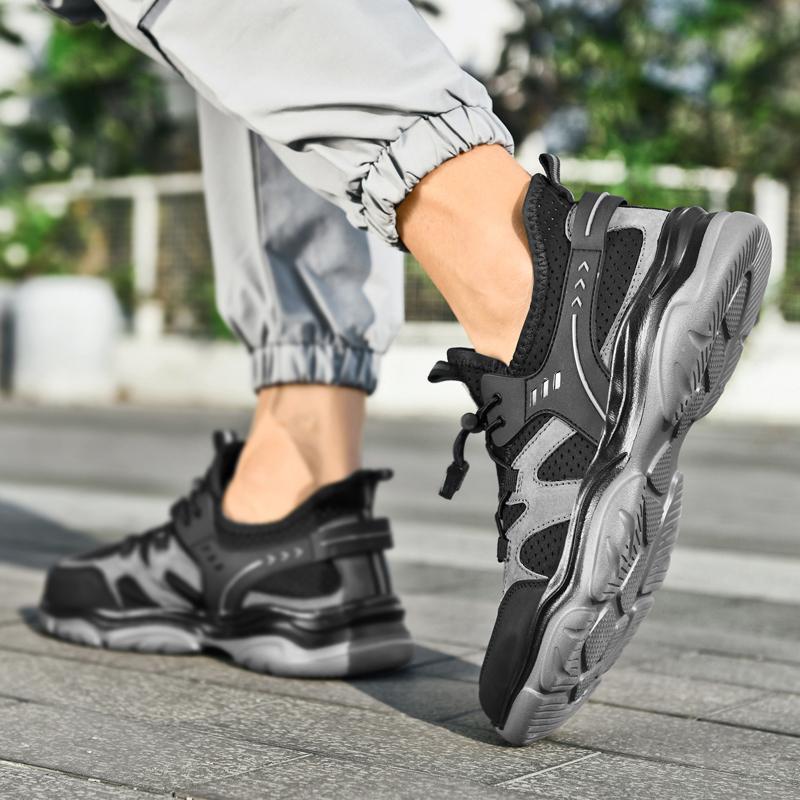 Mens Fashion Breathable Anti Slip and Odor Proof Leisure Fashion Wear Resistant and Comfortable Versatile Hiking Sneakers