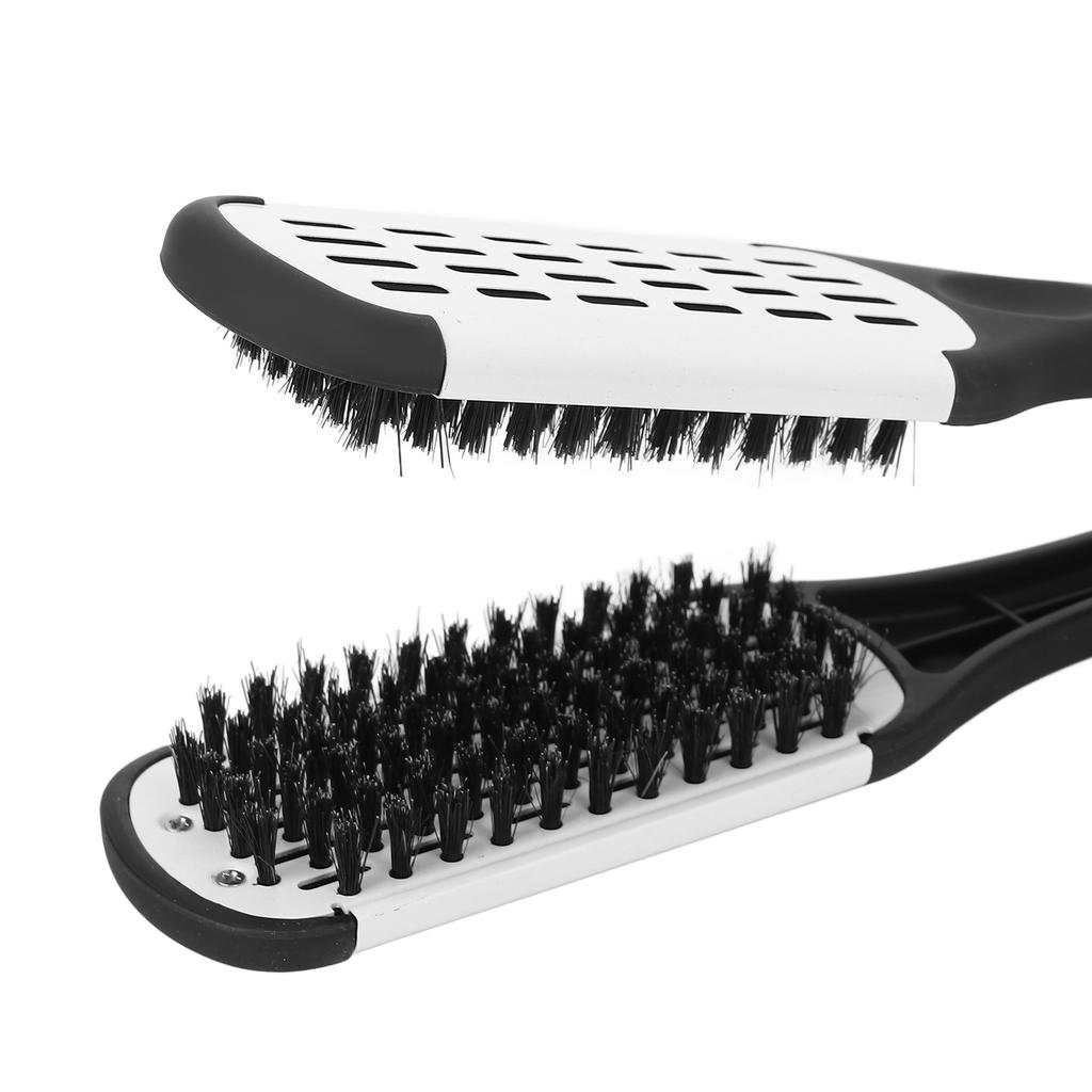 Straightening Brush Stable Breathable Design Double Sided Protective Reliable Durable Hairdressing Tool for Salons