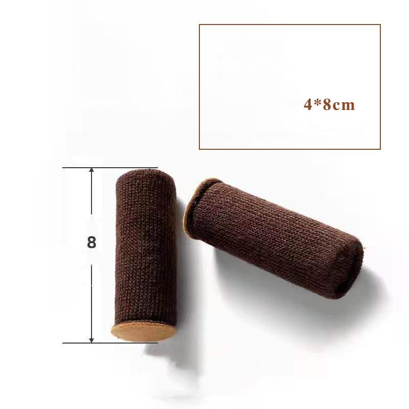 4 pièces/set Chaussettes pour pieds de meubles en tricot silencieuses, haute élasticité, protecteurs de sol avec patins antidérapants, housses épaisses pour pieds de chaise