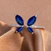 European and American New Butterfly Ring Female Design Niche Ring Personalized Open Ring