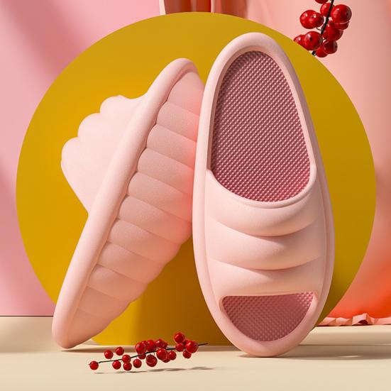 

1 пара гибкой обуви для похудения, дышащая модная обувь в форме раковины, корректирующая фигуру one size розовый