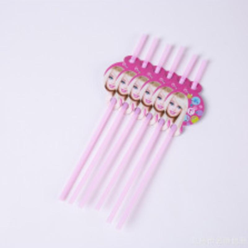 Barbie Doll Pink Birthday Supplies For Girls With Complete Tableware And Toys