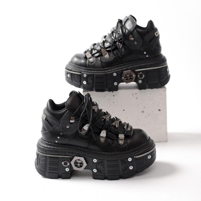 2024 Damen Punk Heavy Metal Dad Shoes - Dicksohlig Russischer Stil