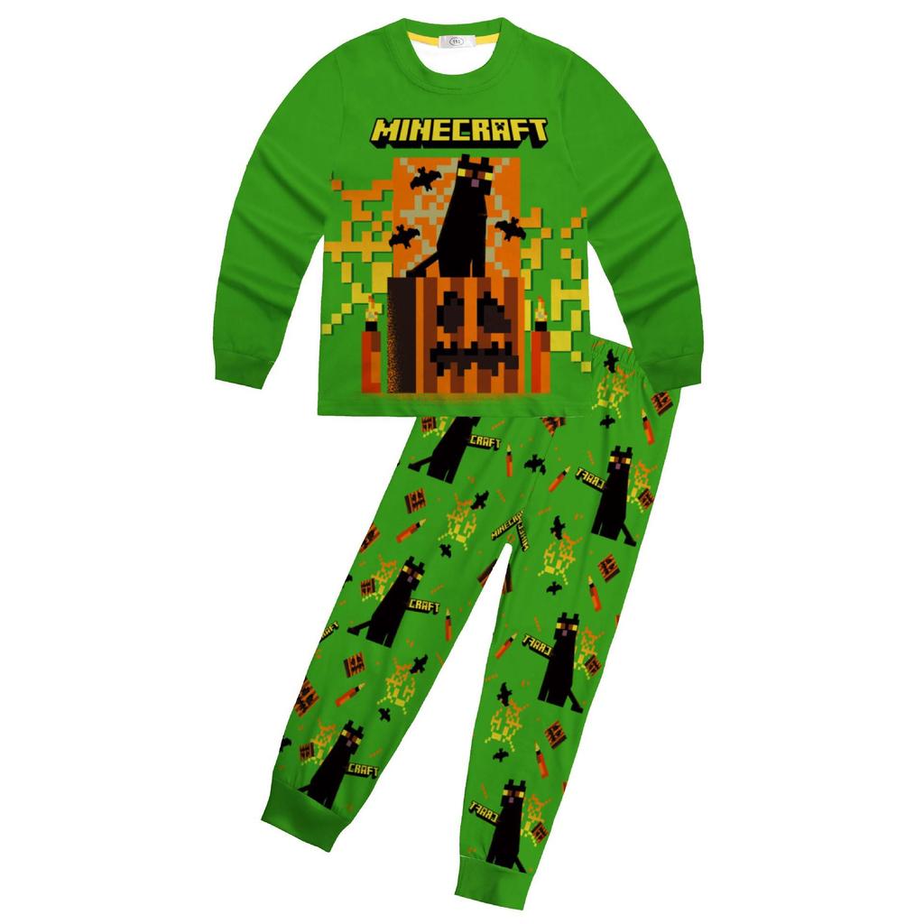 Children's Minecraft Long Sleeve Home Wear Set