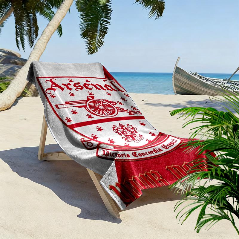Asciugamano da Spiaggia Personalizzato con Nome Arsenal ARSENAL, Asciugamano Grande Morbido Asciugatura Rapida per Spiaggia Campeggio Nuoto_xia