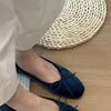 Designer Slip On Women Velvet Flats Fashion Elegant Butterfly-knot Spring Autumn Ladies Comfort Soft Sole Mary Jane Shoes
