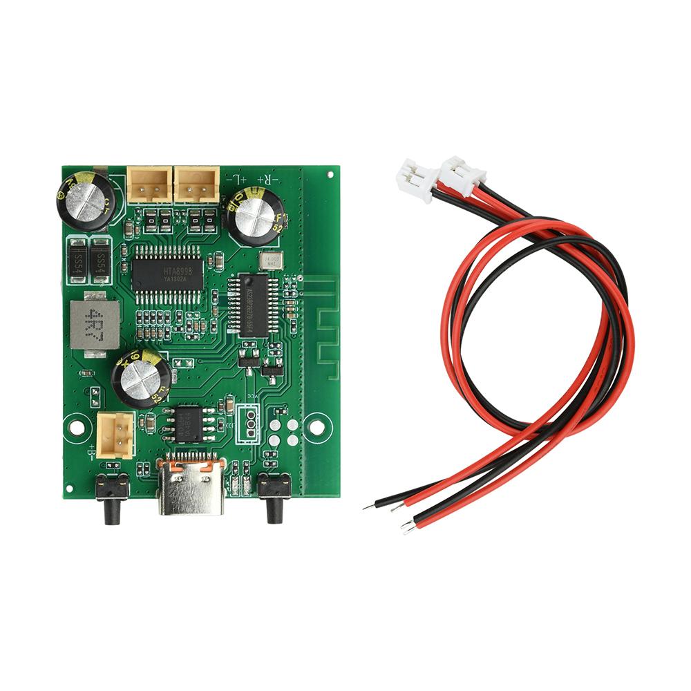 

10W+10W 2 Channel Stereo Bluetooth Amplifier Board DC5V/3.7V TWS Adjustable Tone Rechargeable Audio Power Amplifier Board