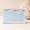 [TG835]2027 Ins Style Calendar Simple Fresh & Creative Desktop Decoration Plan Check In Ornament Office School Supplies