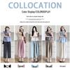 Women's Summer Ice Silk High-Waist Tapered Ankle Pants