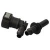 Fuel Line Hose Release Connector 90 Deg Black Fuel Line Hose Coupler Quick Release Connector SAE 9.89 Accessories
