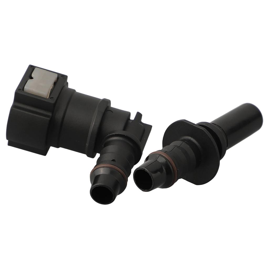 Fuel Line Hose Release Connector 90 Deg Black Fuel Line Hose Coupler Quick Release Connector SAE 9.89 Accessories