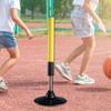Basketball Football Training Aid Agility Rod Steel Shaft Sturdy Quick Return 0.6 Meter