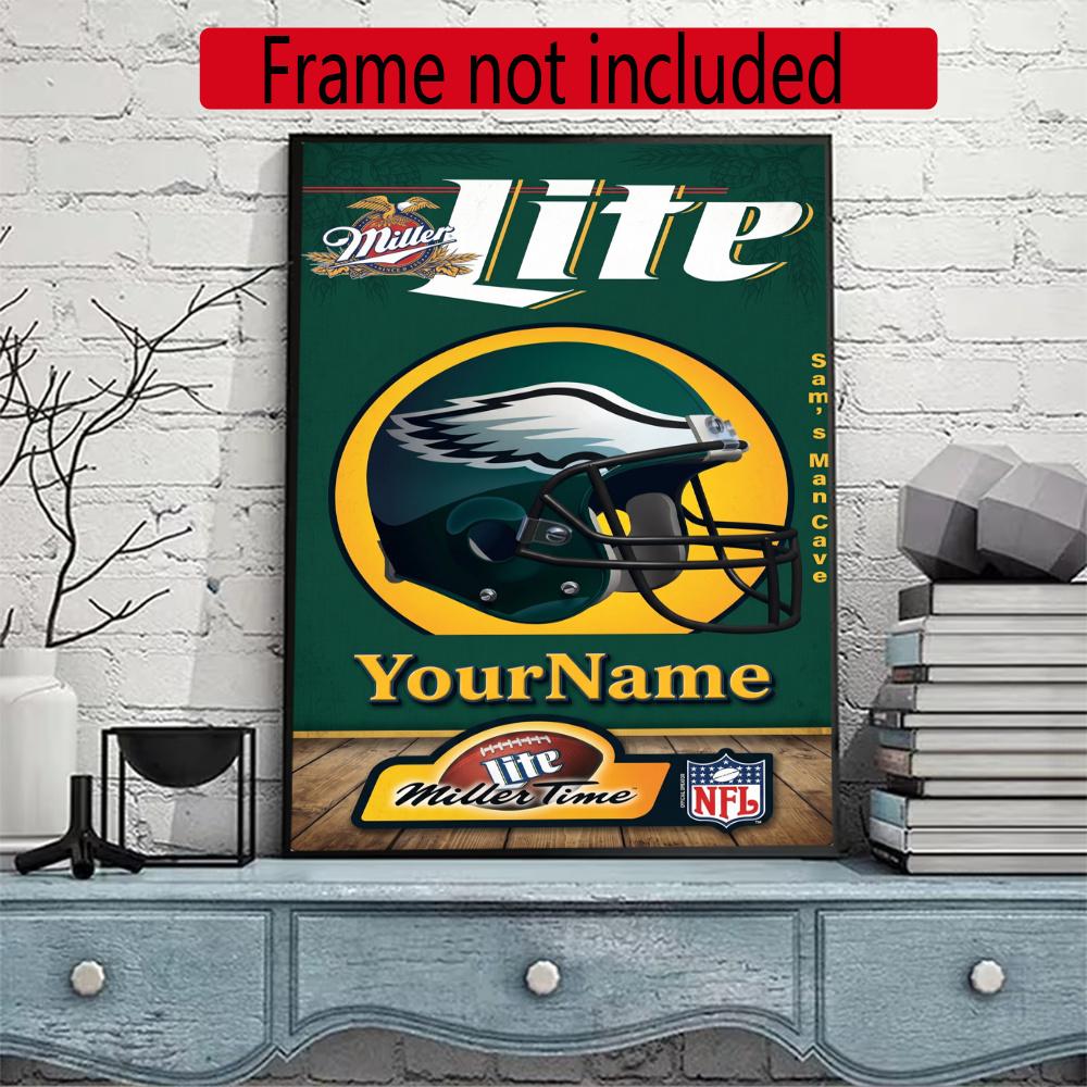 Philadelphia Eagles Personalized Name Diamond Paintings Mosaic Wall Round Diamond Art Painting Kits Embroidery Crystal Accessories Frameless