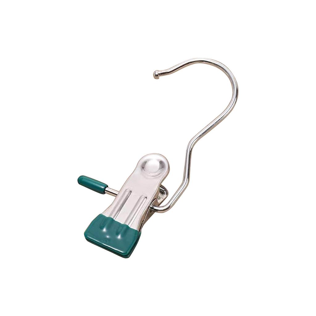 Attachment Hook, Space-Saving Clothes Hook Organiz Stainless Steel Clothespins With Hook Laundry Organizer Portable Hanging Clip Wardrobe Rack Efficie