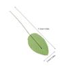 100Pcs Artificial Green Leaves 4x2 Inch Luxurious Realistic Greenery for Floral Arrangements Bouquet Making DIY Wreath Craft