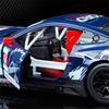 1/24 Ford Mustang GT3 #64 Alloy Track Racing Car Model Diecast Metal Muscle Sports Vehicles Car Model Sound and Light Kids Gifts