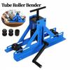 Manual Tube Roller Bender for Square/Round Pipes Bender Machine Heavy Duty Metal Tube Bending for Mild Steel/Copper/Aluminum