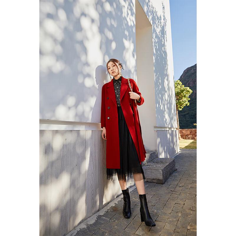 

Женское пальто Gejin из смесовой шерсти для通勤 M