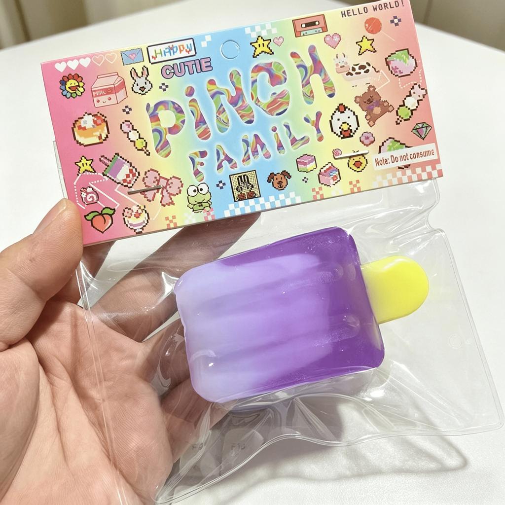 Realistic Ice Pop Squishy Toy – Soft Slow Rise Stress Ball, Novelty Sensory Fidget for Anxiety Relief, Cute Popsicle Squeeze Toy