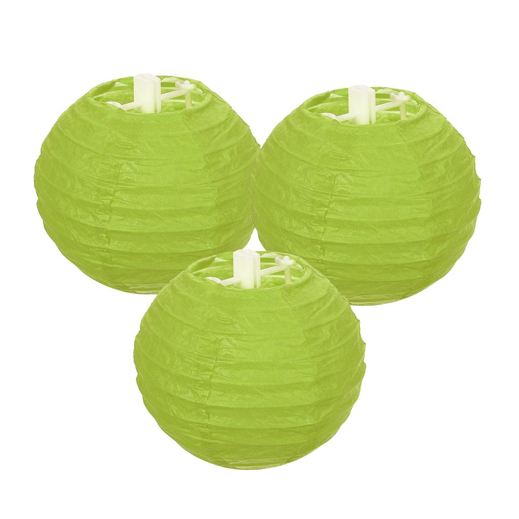 3 Pack Round Paper Lanterns Decorative Hanging Lanterns Lamp Party Decorations for Birthday Wedding Bridal Shower Home Decor