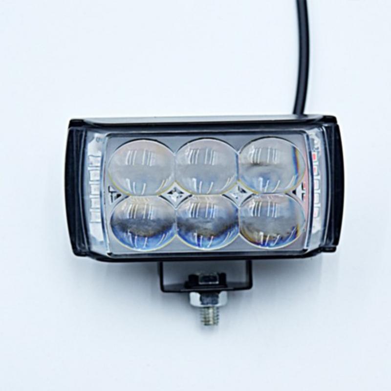 Motorcycle Auxiliary Lights Motorcycle LED Driving Lights 2000-Lumen 6 LED Powerful Lamp for Motorbike Street Night Touring
