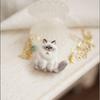 Carino Gatto Tigrato Siamese Gatto Arancione Gocciolante Olio Serie Animali Ciondolo Collana per Donne Gioielli in Acciaio Inossidabile