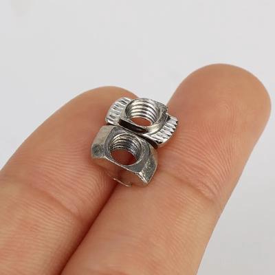 50/100PCS European Standard M5 T-shaped Nut for Slider Nut Fasten Connector Aluminum Extrusion Profile Groove European Standard