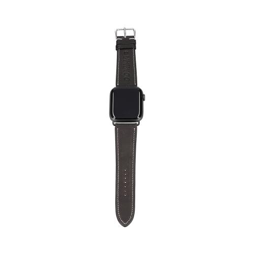 [Apostrophe Comma] Apostrophe Comma Leather Work Apple Watch Strap Premium Leather Band_Khaki