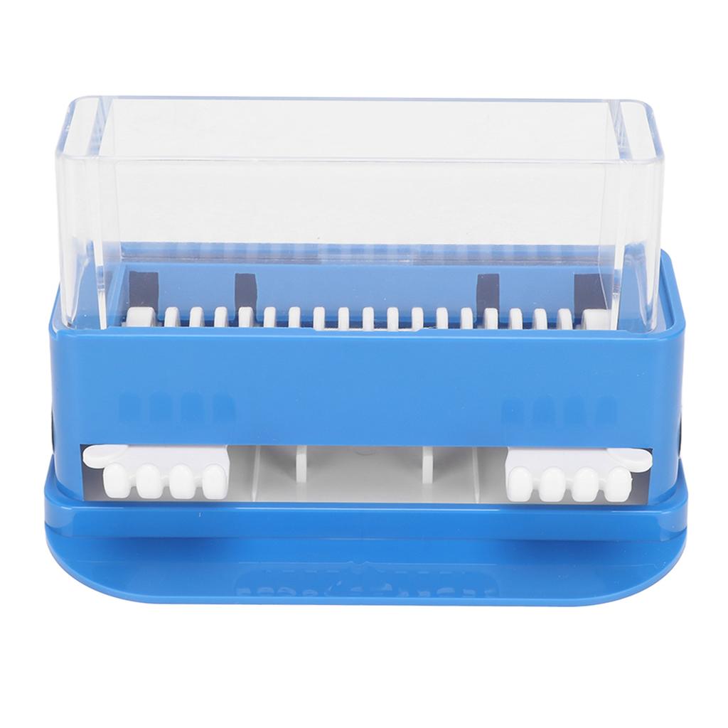Dental Micro Applicator Dispenser Compact Convenient Large Capacity Dental Cotton Tip Box Blue