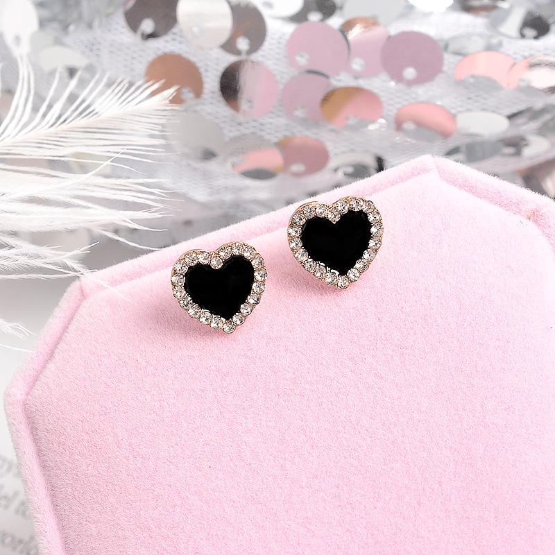 925 Silver Four-Leaf Clover Star Earrings, Korean Style, Slim Design for Women