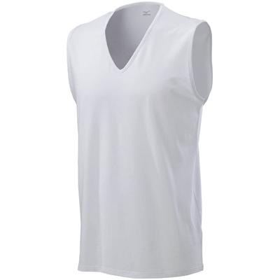 Camiseta Interior sin Mangas para Hombre, Talla LL, Duradera, Desodorante, Transpirable, Secado Rápido, Blanca,