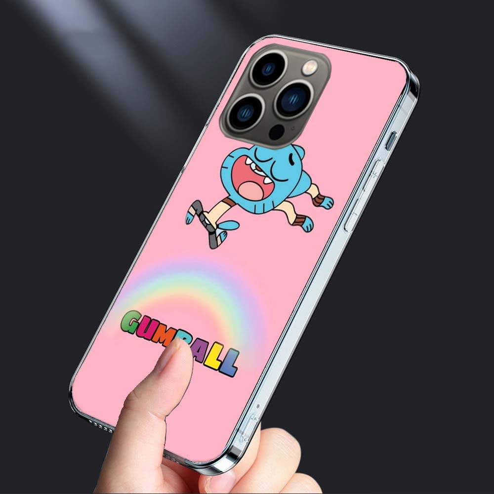 Cartoon The Amazing World of Gumball Phone Case For Iphone 16E 15 Pro 14 Plus 17E 16 17 Pro Max Air 11 12 13 Mini Shockproof