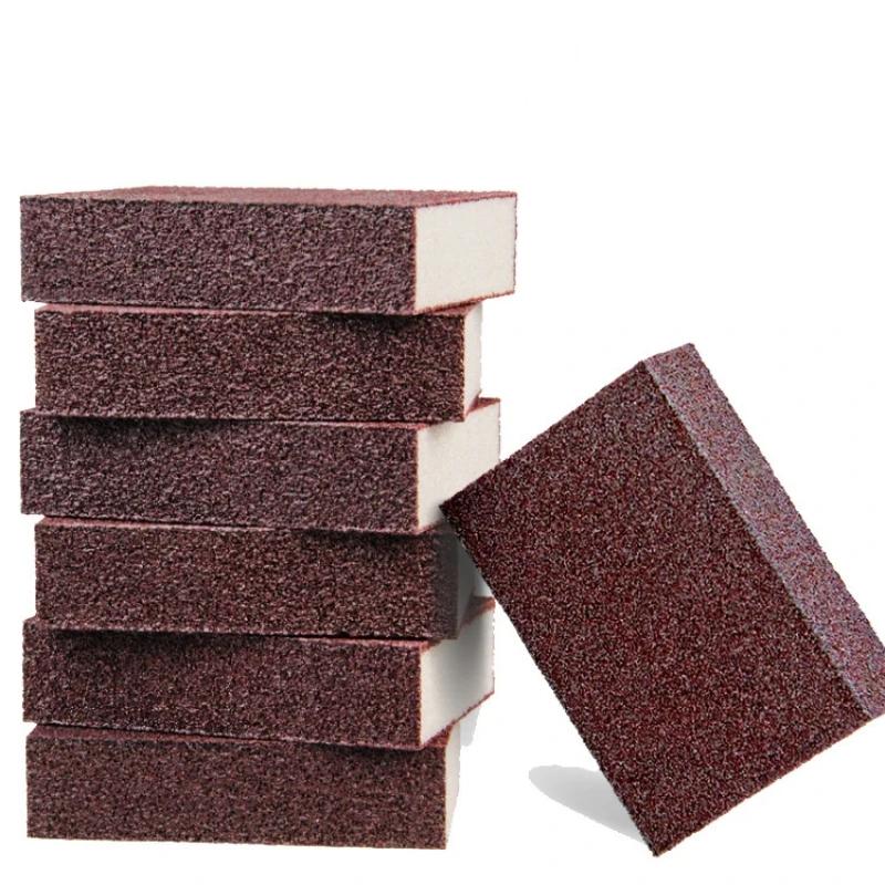 Magic Sponge Eraser Descaling Emery Cleaning Brush Silicon Carbide Descaling Cleaning Brush Stove Top Pot Kitchen Tools Esponjas