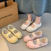 Mary Jane single shoes 2025 new breathable and versatile niche Velcro comfortable and popular retro women's shoes