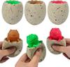 Colorful Evil Dinosaur Pop Out Eggs Squishy Squeeze Fidget Toy Set Sensory Anti-Stress Anxiety Relief Decompression Plaything