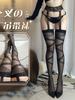 Cross Sex Stocking Strap One Piece Stocking Sexy Ultra Thin Black Silk Lace Pantyhose Fashion Women Sweet Korean 60U4