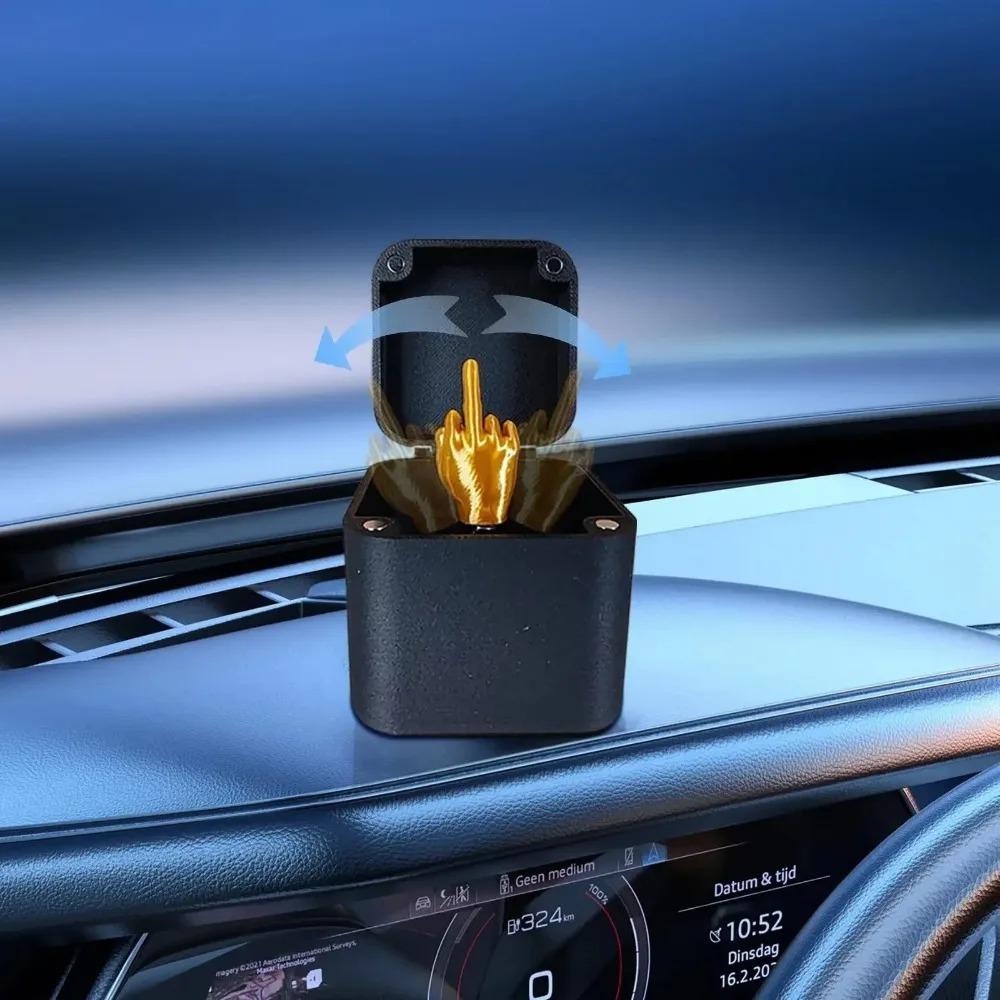 Funny Pop-up Middle Finger Gift Box Middle Finger In Box Creative Desk Home Decor Gifts Middle Finger Novelty Christmas Funny Prank Gift