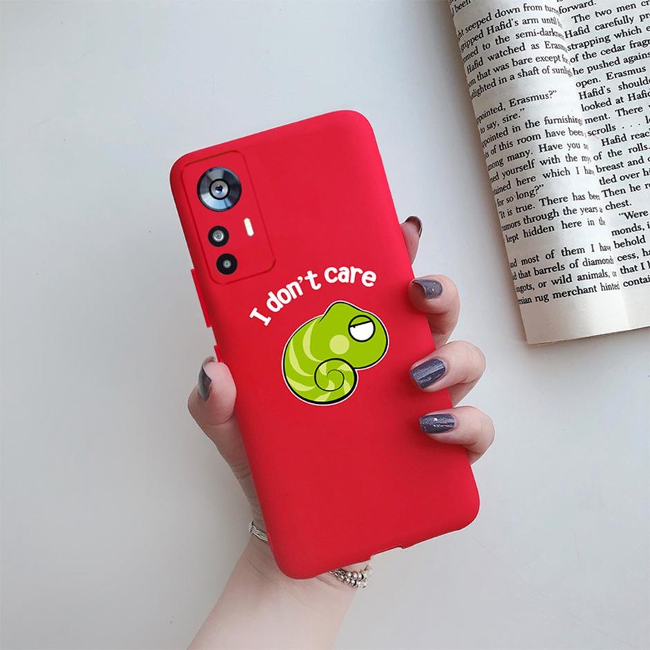 For Xiaomi 12T Case On Xiaomi 12T Pro Back Cover Cute Cartoon Silicone Soft TPU Protective Bumper For Xiaomi 12Tpro Phone Fundas