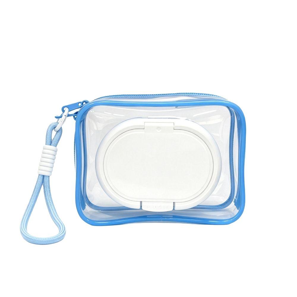 Tissue Organizer 2in1 Tissue Storage Bag Transparent Portable Napkin Storage Case PVC Dustproof Table Paper Container Daily Use