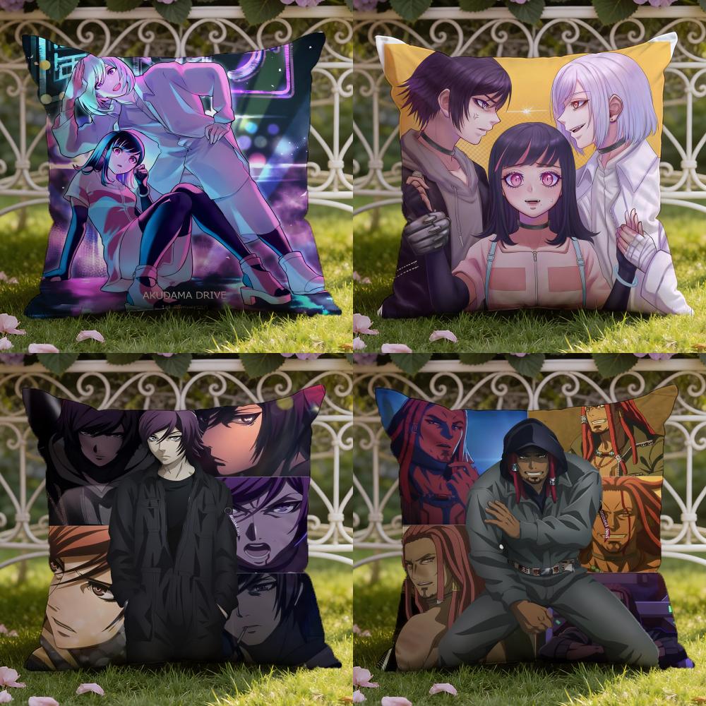 Anime A-Akudama D-Drive Kissenbezug Home & Auto Dual-Scene Kissenbezug: Wendbar für höchsten Tragekomfort