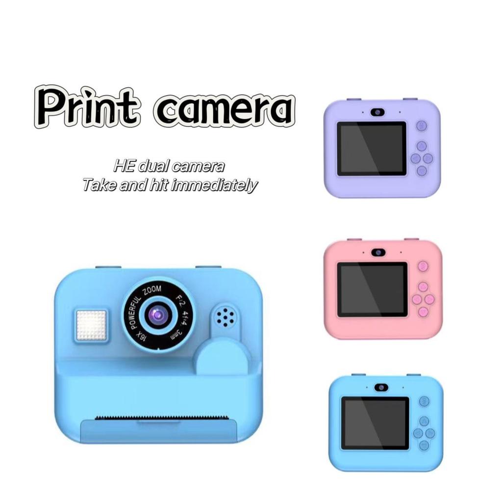 New Instant HD Dual Camera for Kids with Built-in Flash and Photo Printing