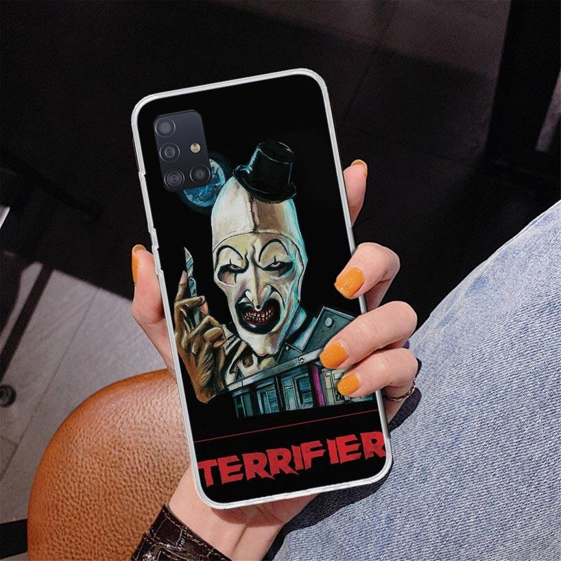Horrorfilm Terrifier Handyhülle für Samsung Galaxy A52 A32 A22 A12 A51 A31 A50S A30S A20S A10S Note 20 Ultra 10 Plus S10 A72 A