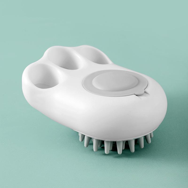 1Pcs Pet Supplies Silicone Bath Brush Massage Comb Silicone Soft Multifunctional Head Brush Cat Cleaning Comb