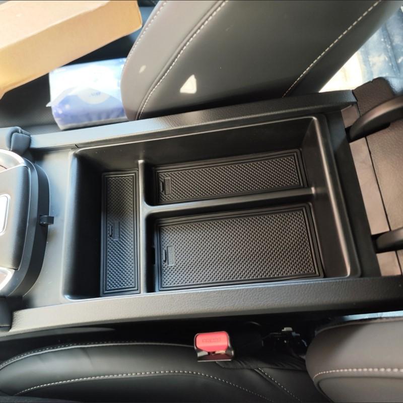Für EBRO S700 2025 Autozubehör ABS-Kunststoff Schwarz Zentrale Armlehne Aufbewahrungsbox Handschuhfach Innenraum Aufräumen Sekundärpalette