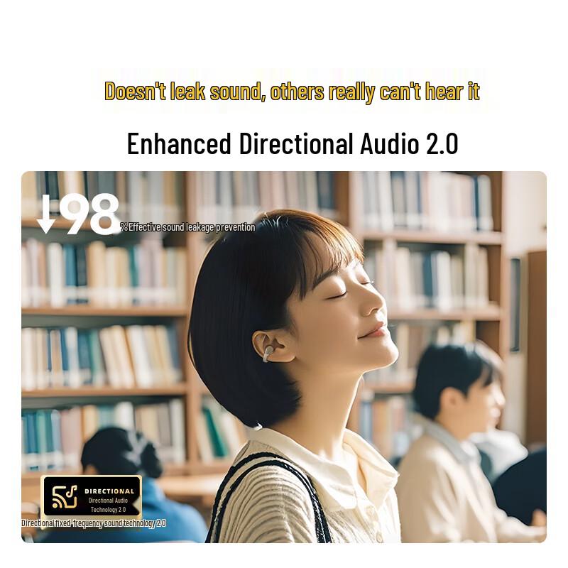 QCY C30 Open-Ear Bluetooth Ear Clip Headphones