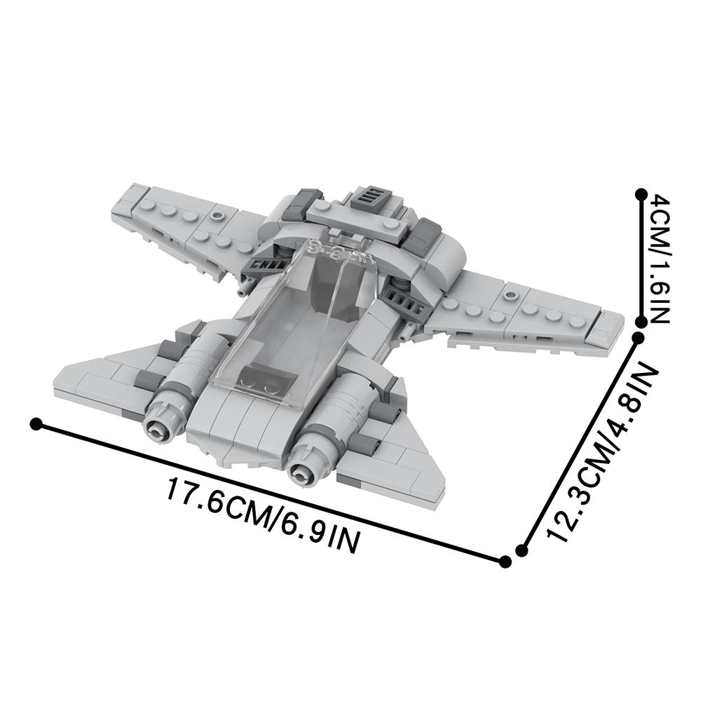 

MOOXI Космічні війни Аерокрафт MOC Модель Цегла DIY Діорама Дорослі Дитячі Іграшки Набір Будівельних Блоків Монтессорі Подарунки Кімнатна Декорація